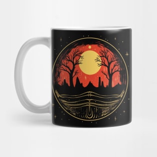 Spooky Halloween - Haunted Forest Shirt - Eerie Art Clothing - "Haunted Glade" Mug